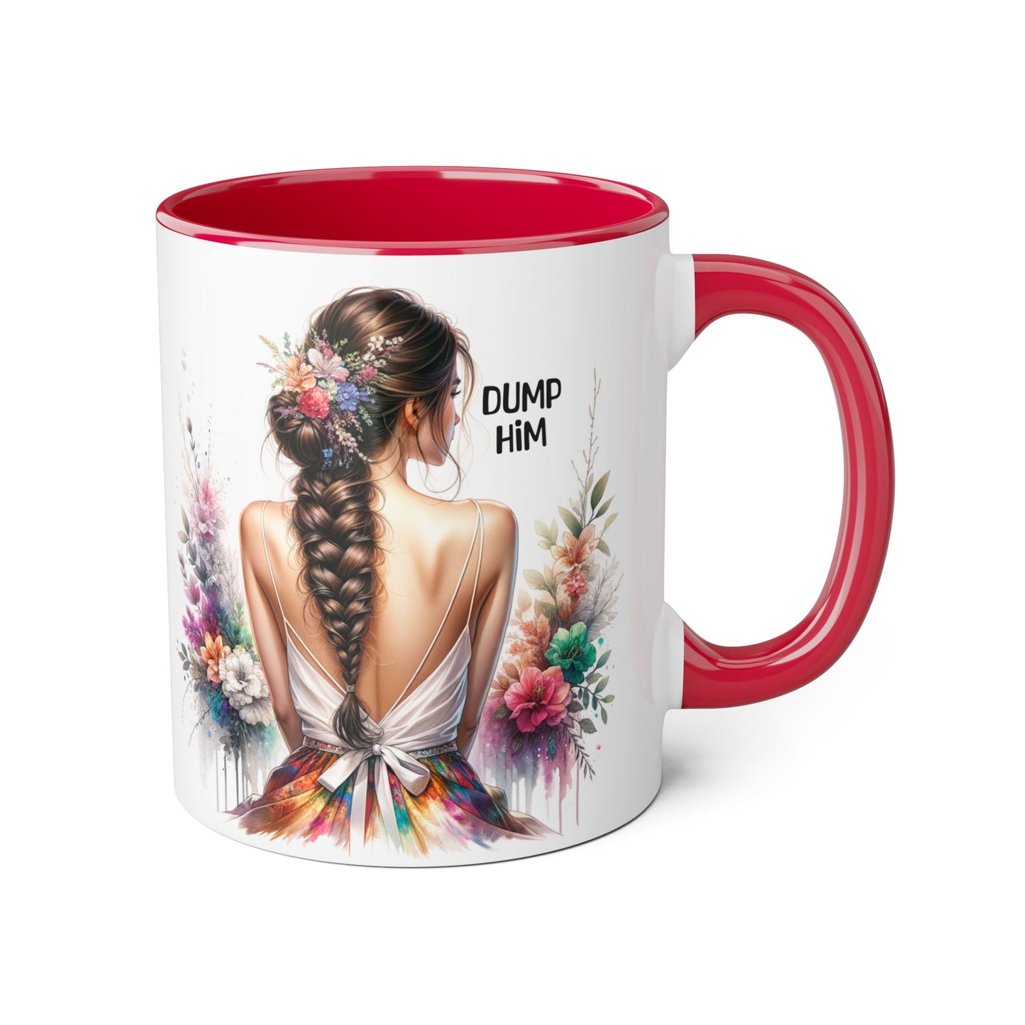 Dump Him Accent Mug