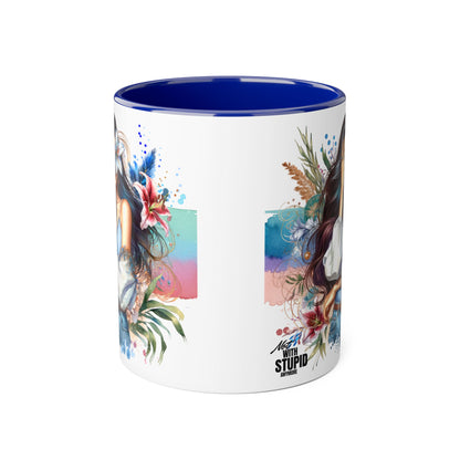 Mug - Not With Stupid Anymore Humoristic 11oz Accent Mug