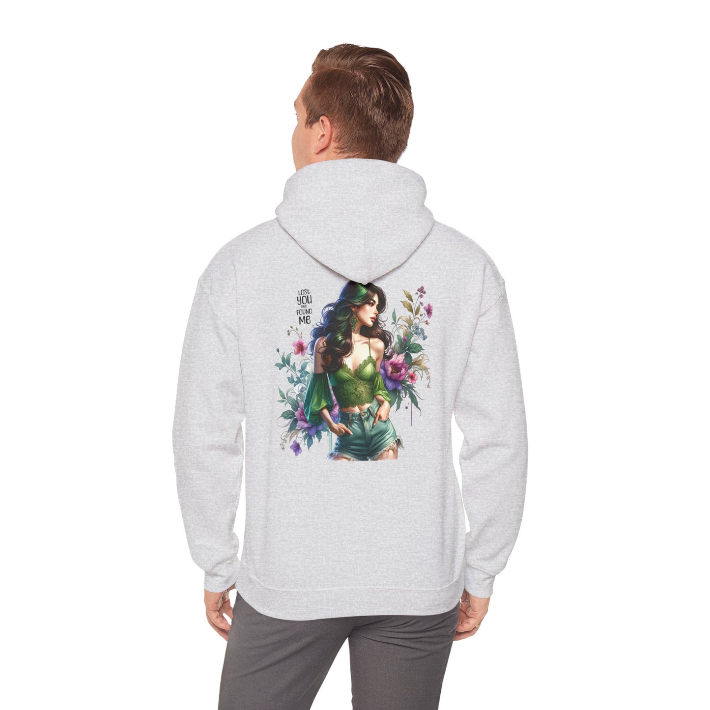 Breakup Hoodie - Unisex Hooded Sweatshirt Lost You and Found Me Design