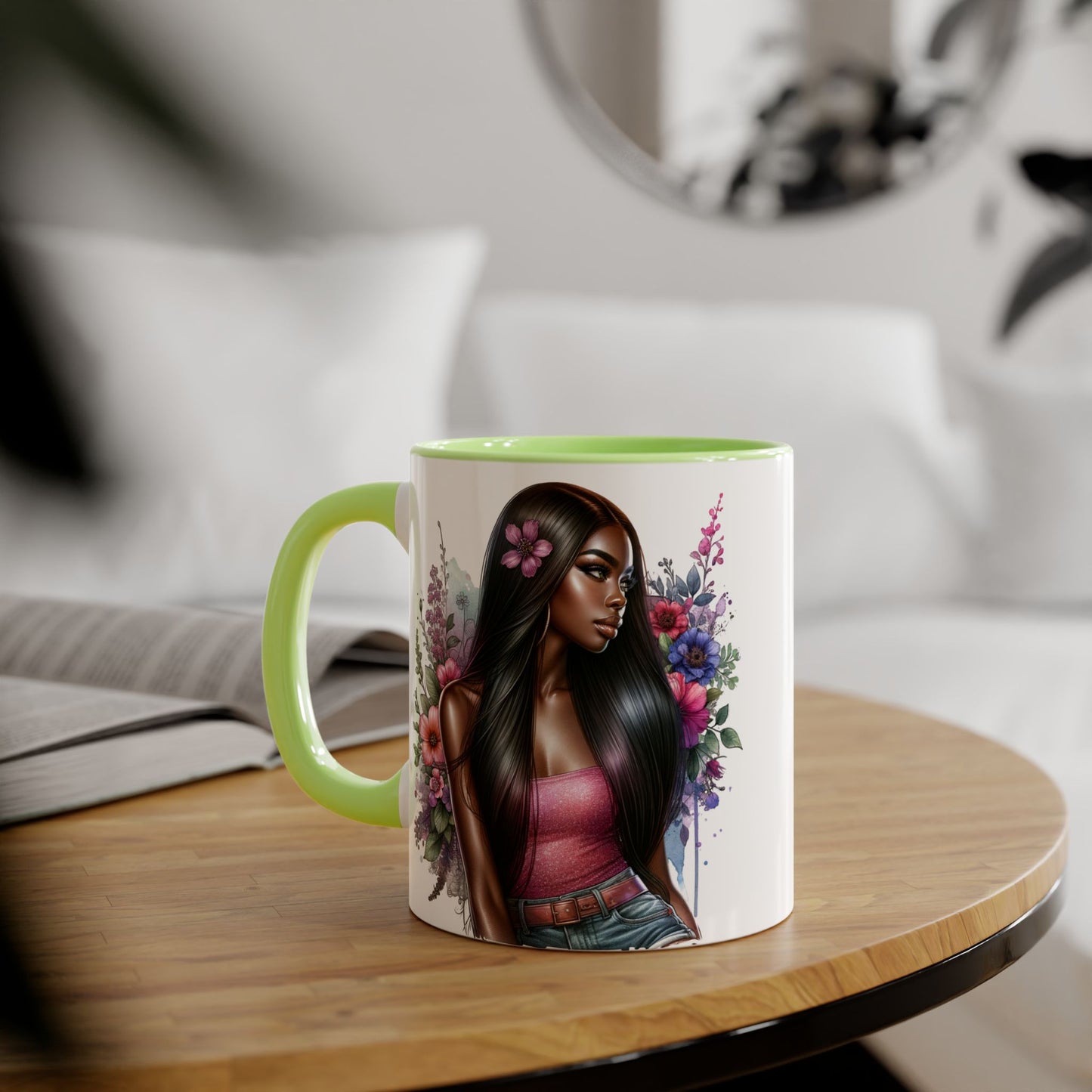 Yuck Fou Floral Portrait Accent Mug, 11oz - Perfect Gift for Coffee Lovers, Artistic Home Decor, Flower Lover's Mug, Unique Tea Cup, Birthday [...]