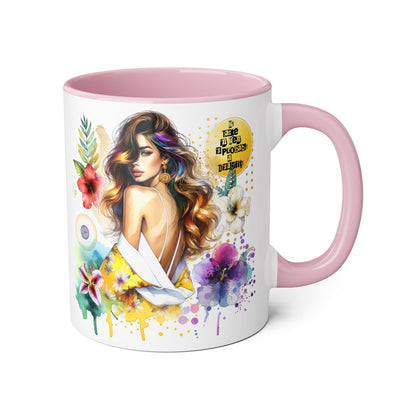 Funny Accent Mug - My Taste in Men is Probably a Disability Humor 11oz Cup
