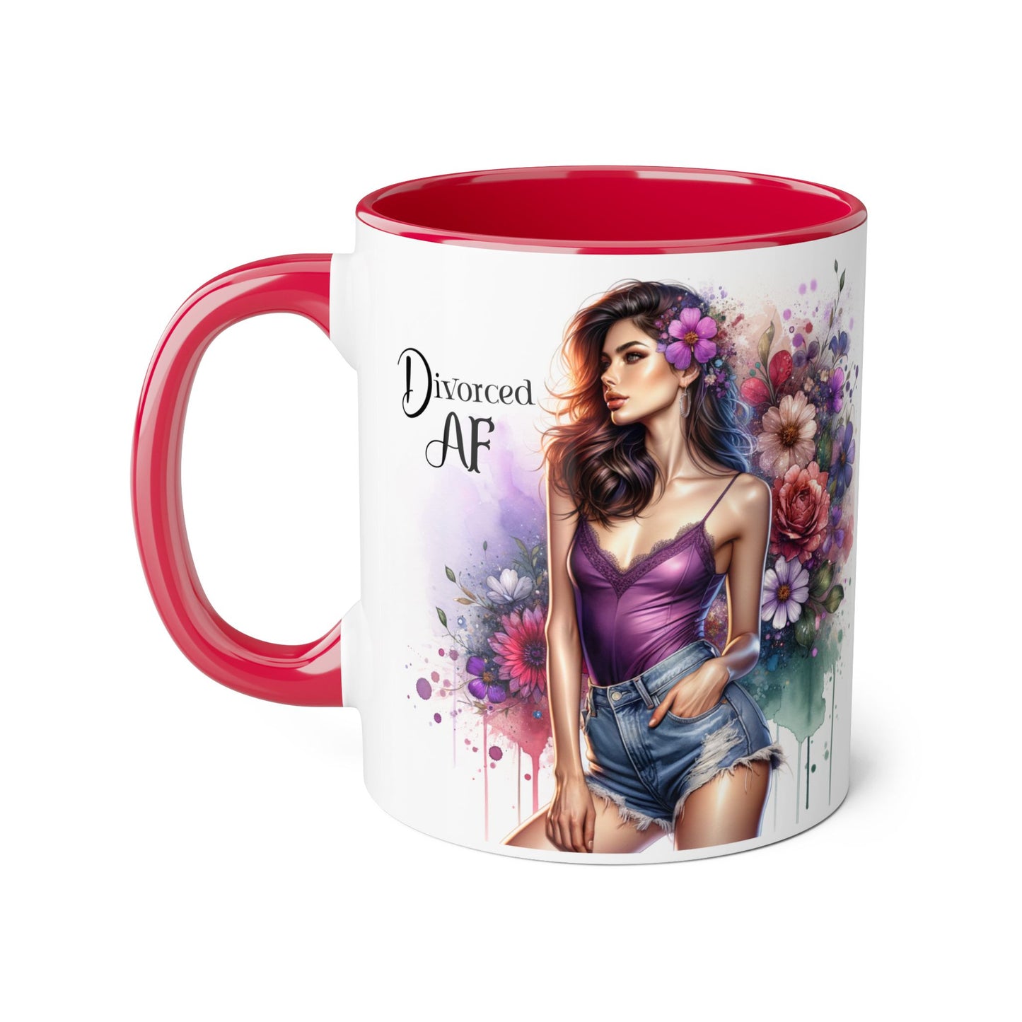 Mug - Divorced AF 11oz Accent Mug