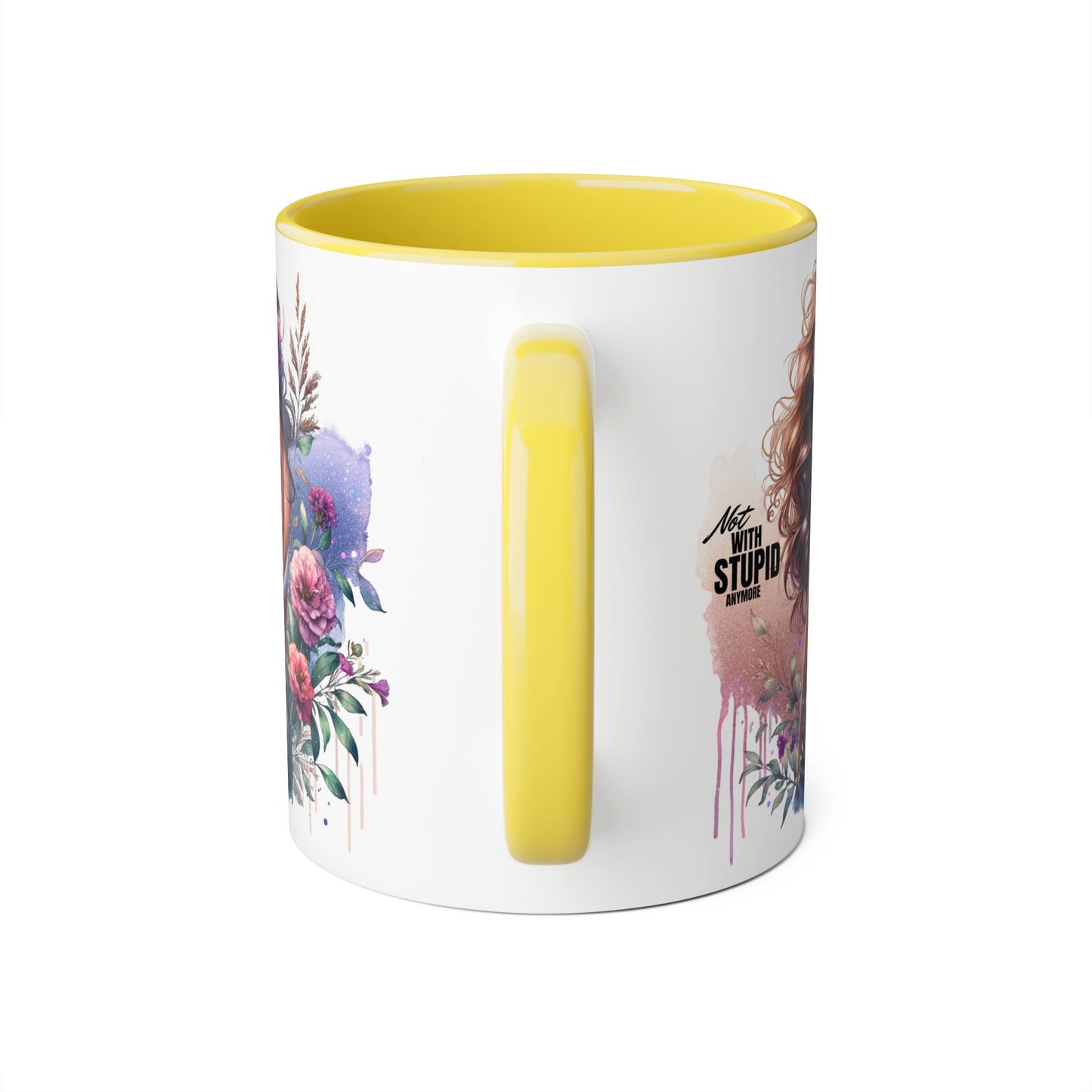 Mug - Not With Stupid Anymore Humoristic 11oz Accent Mug