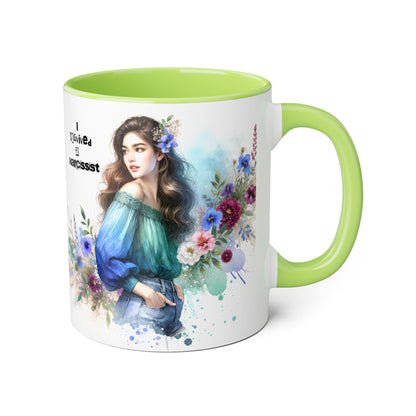 Survivor Accent Mug, Inspirational Gift Mug, Unique Art Coffee Cup, Self-Care Mug for Her, Perfect for Friendship, Recovery Gift