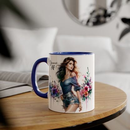 Divorced AF Mug, Stylish Coffee Cup for Newly Single, Empowerment Gift for Her, Celebration of Freedom, Unique Present for Divorcee