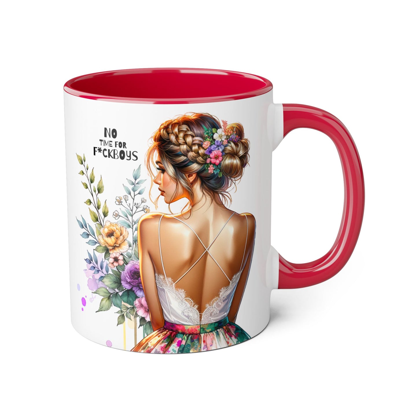 Funny Accent Mug - No Time For F*boys 11oz