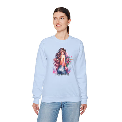 1-800-Boys-Lie Stylish Floral Graphic Sweatshirt, Cozy Crewneck Sweatshirt for Women, Gift for Her, Casual Fashion Top, Spring Wardrobe Essential