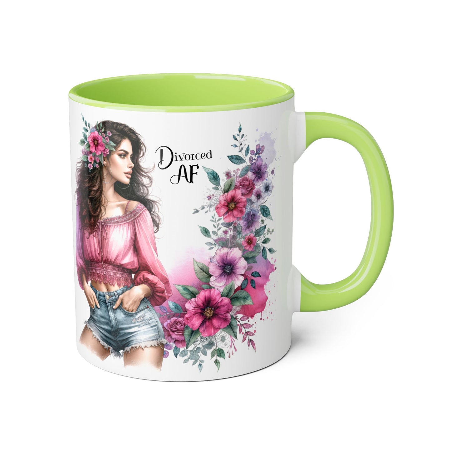 Stylish Floral Accent Mug, Perfect Gift for Divorced Friends, Motivational Coffee Cup, Unique Home Decor, Self-Love Reminder, Fun [...]