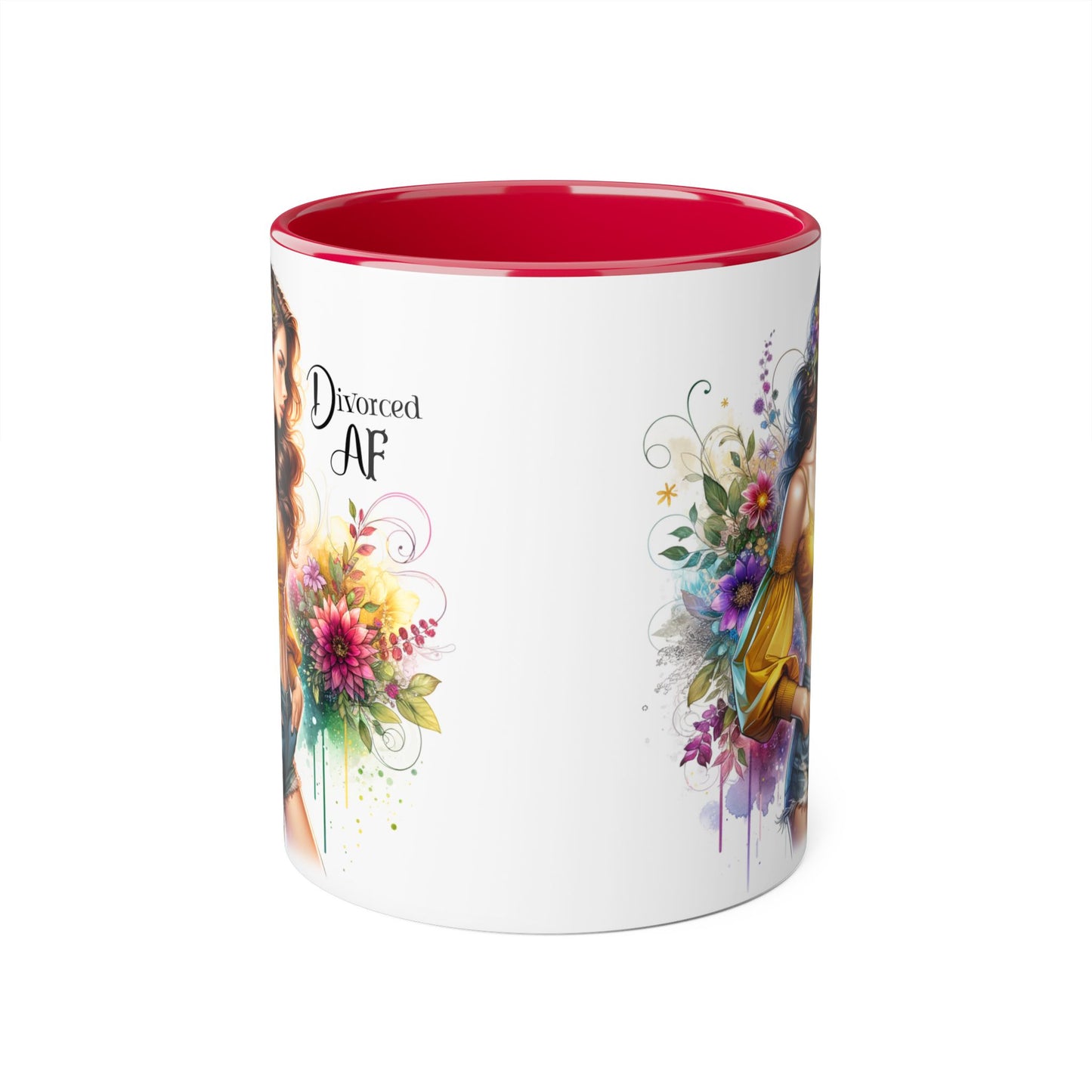 Divorce Celebration Mug | Unique Gift for Divorced Women | Affirmation Coffee Cup | Floral Design | Self-Love Reminder | Funny Divorce Gift