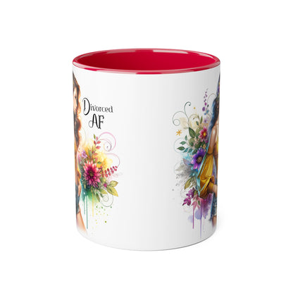 Divorce Celebration Mug | Unique Gift for Divorced Women | Affirmation Coffee Cup | Floral Design | Self-Love Reminder | Funny Divorce Gift