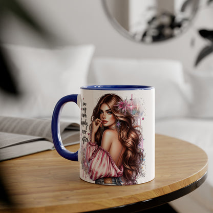 Inspirational Accent Mug - "I Am My Own Happily Ever After" 11oz