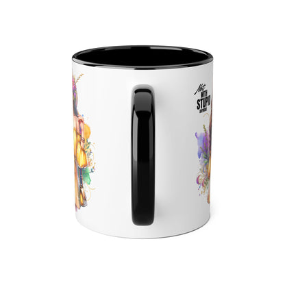 Not With Stupid Anymore Humoristic 11oz Accent Mug