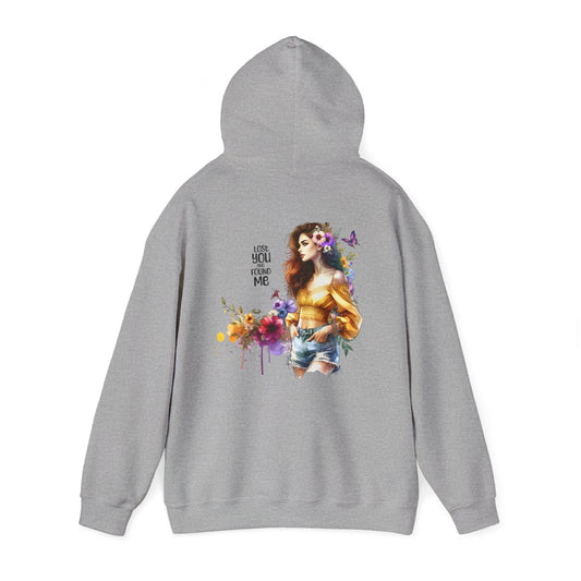 Breakup Hoodie - Unisex Hooded Sweatshirt Lost You and Found Me Design