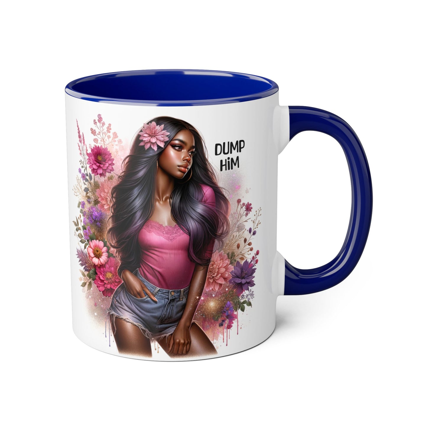 Dump Him Accent Mug