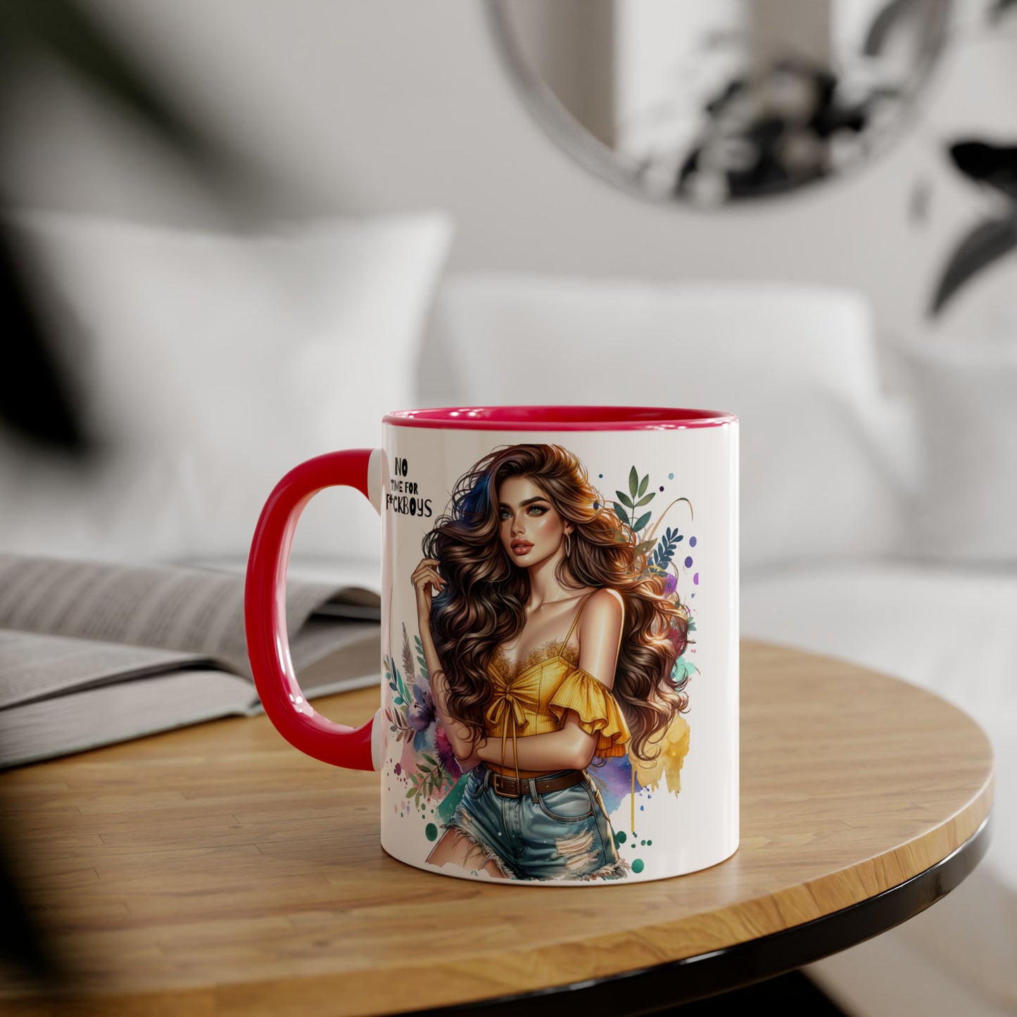 Funny Accent Mug - No Time For F*boys 11oz