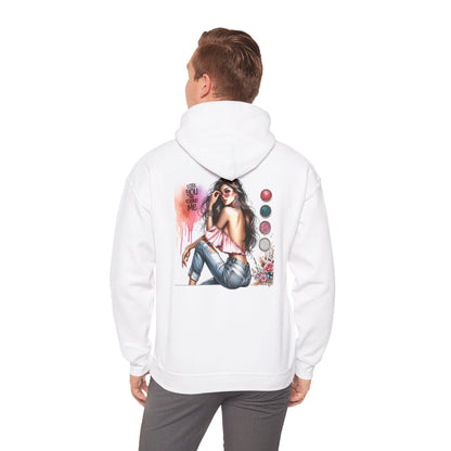 Breakup Hoodie - Unisex Hooded Sweatshirt Lost You and Found Me Design