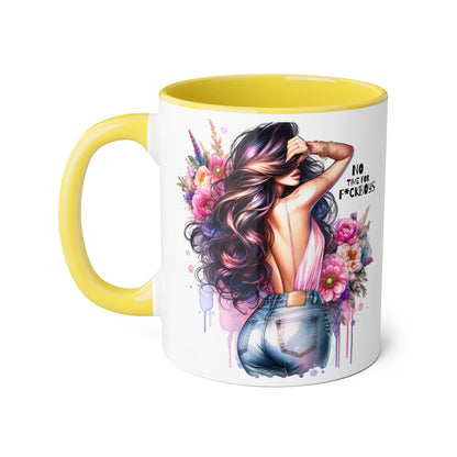 Funny Accent Mug - No Time For F*boys 11oz