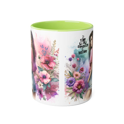 Funny Accent Mug - My Taste in Men is Probably a Disability Humor 11oz Cup