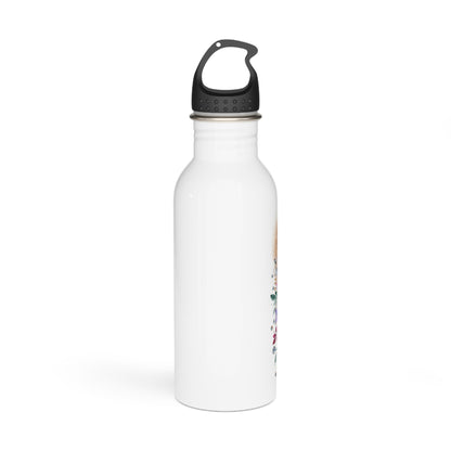 I'm Too Cute For My Ex Floral Goddess Stainless Steel Water Bottle | Eco-Friendly Drinkware, Travel Bottle, Gift for Her, Summer Essentials, Boho Style