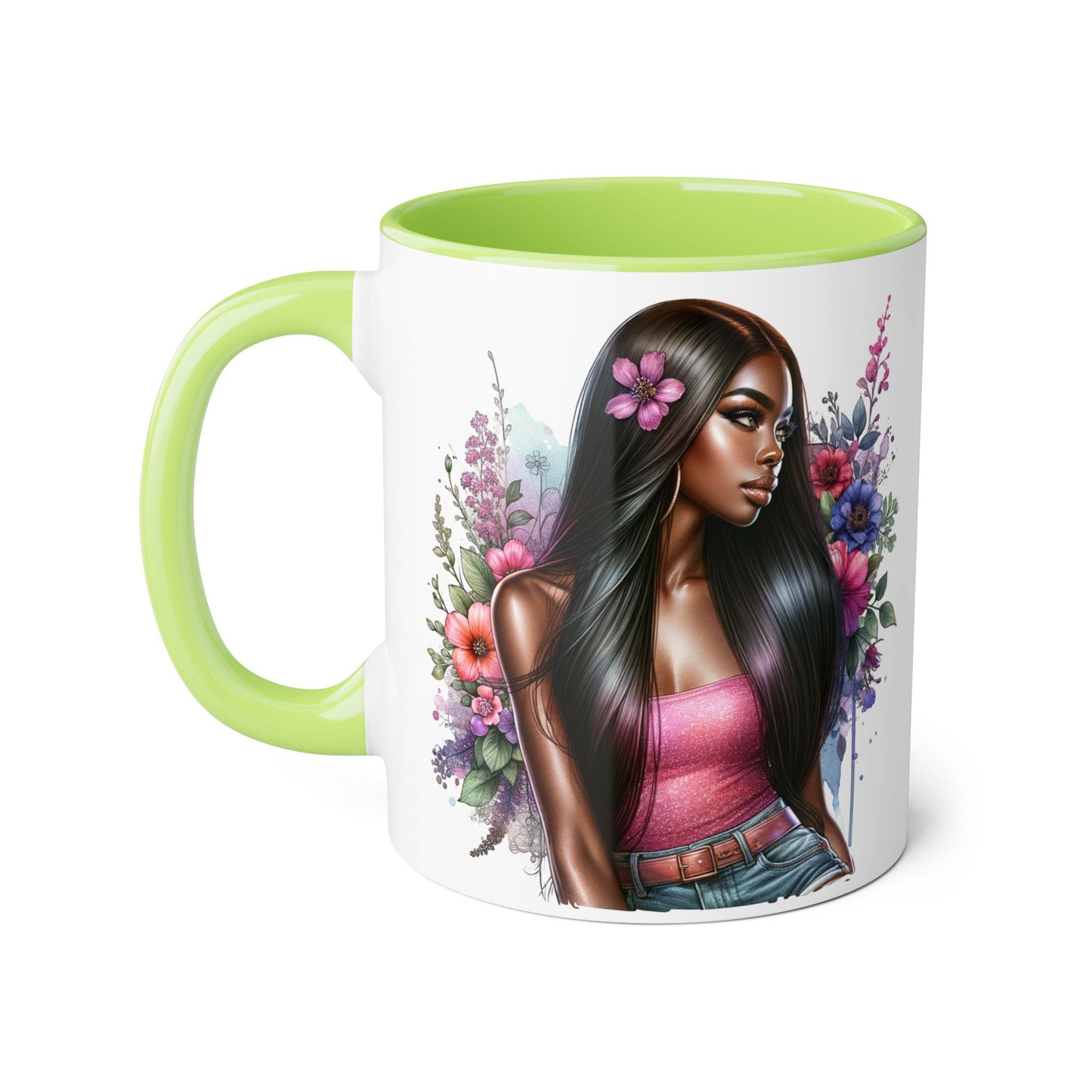 Yuck Fou Floral Portrait Accent Mug, 11oz - Perfect Gift for Coffee Lovers, Artistic Home Decor, Flower Lover's Mug, Unique Tea Cup, Birthday [...]