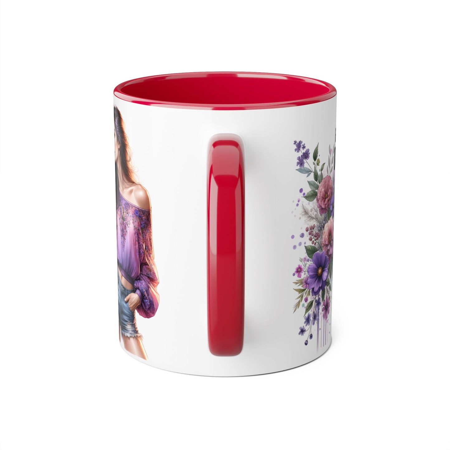 Floral Game Over Mug - Fun Coffee Cup, Gift for Game Lovers, Cute Floral Drinkware, Unique Mother's Day Gift, Tea Mug