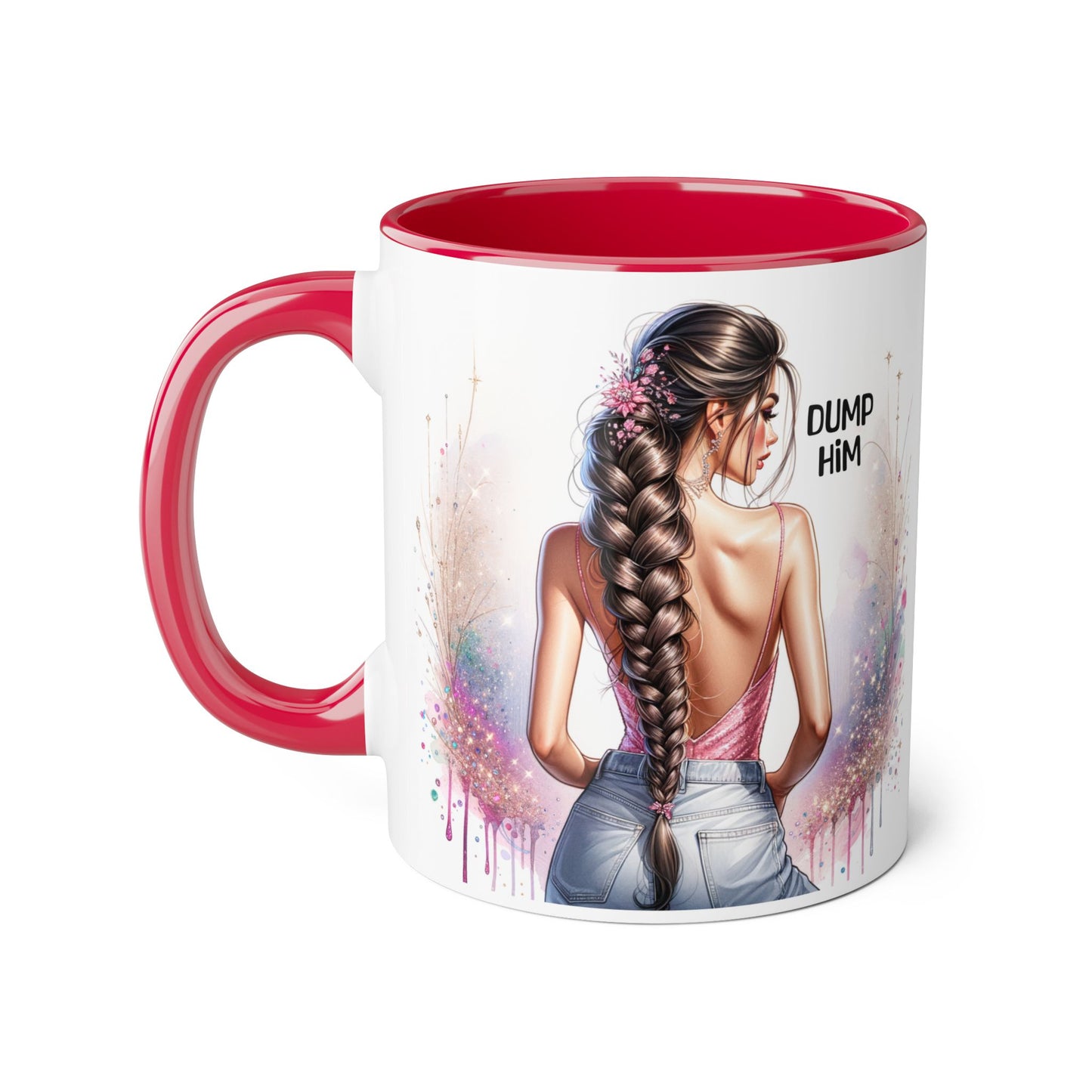 Dump Him Accent Mug, 11oz