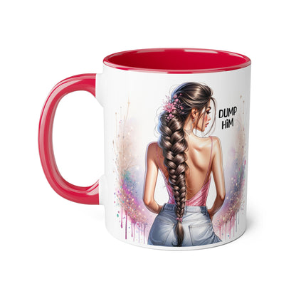 Dump Him Accent Mug, 11oz