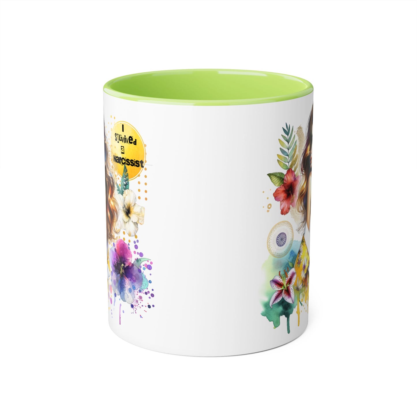 Vibrant Floral Art Mug – Perfect Gift for Mug Lovers, Home Decor, Coffee Lovers, Birthday Gift, Inspiring Drinkware