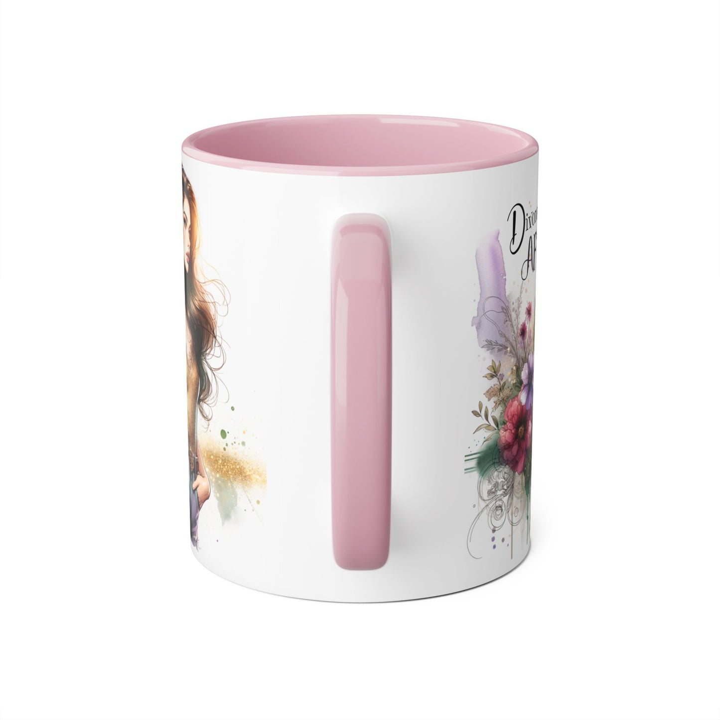 Divorced AF Ceramic Mug, Sassy Coffee Cup, Empowerment Gift, Self-Love Mug, Unique Mug for Women, Divorce Celebration