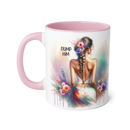 Dump Him Accent Mug