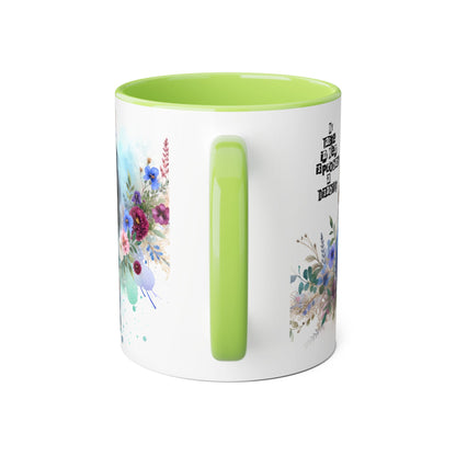 Funny Accent Mug - My Taste in Men is Probably a Disability Humor 11oz Cup