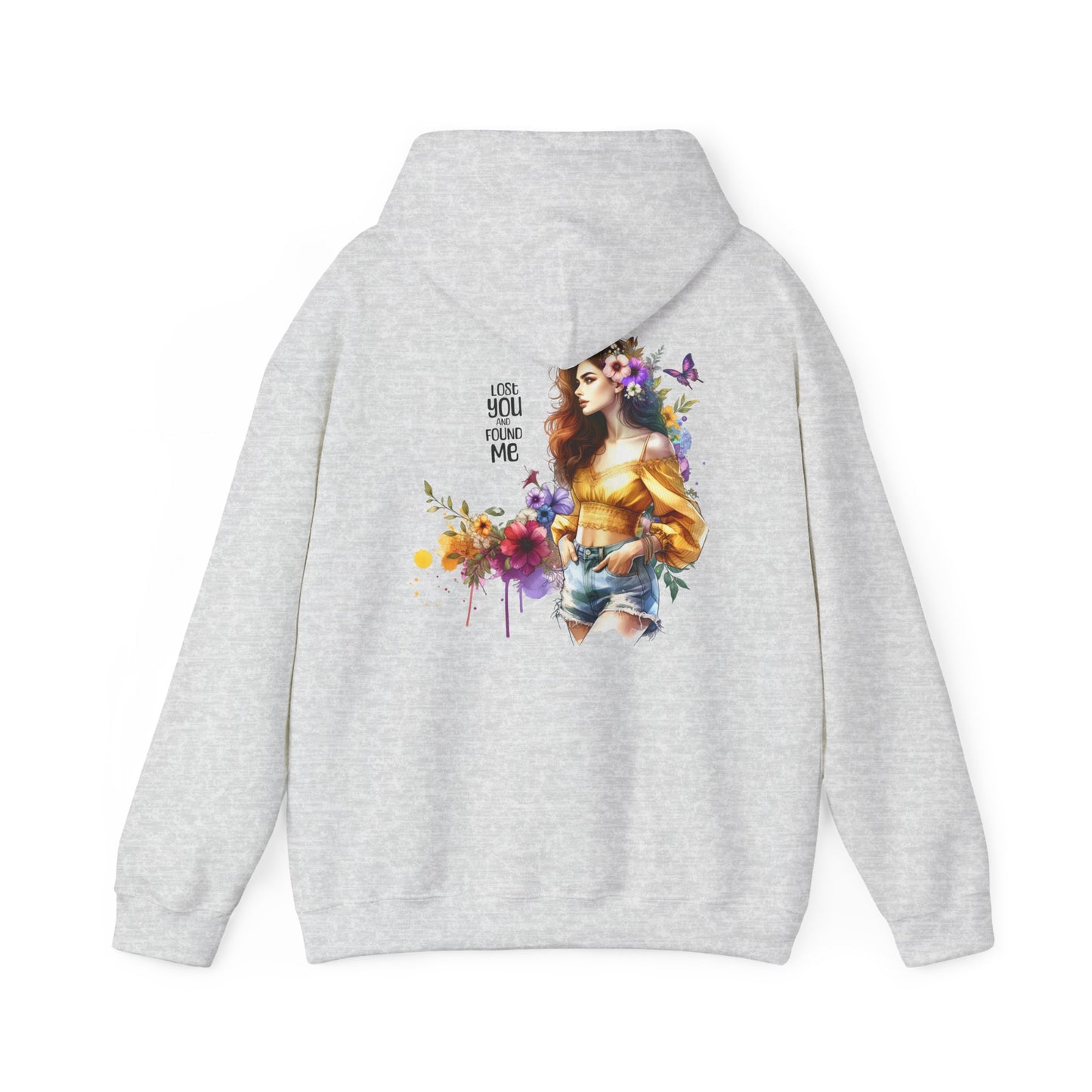 Breakup Hoodie - Unisex Hooded Sweatshirt Lost You and Found Me Design