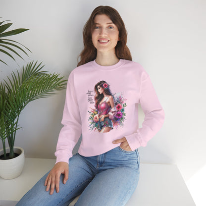 I Don`t  Make Mistakes, I Just Date Them Floral Fantasy Crewneck Sweatshirt, Boho Sweatshirt, Spring Fashion, Gift for Her, Cute Sweatshirt, Cozy Wear