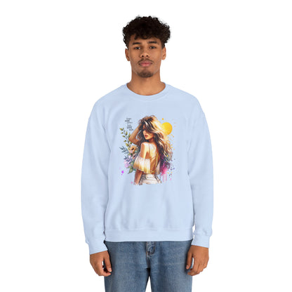 I Don`t  Make Mistakes, I Just Date Them Chic Floral Art Crewneck Sweatshirt, Cozy Gift for Her, Casual Wear, Fashionable Sweatshirt, Relaxed Style