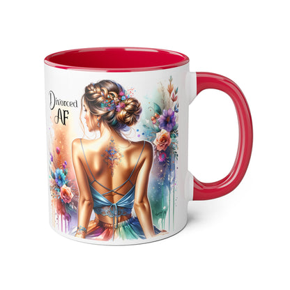 Divorced AF Accent Mug