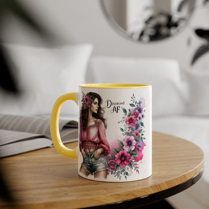 Stylish Floral Accent Mug, Perfect Gift for Divorced Friends, Motivational Coffee Cup, Unique Home Decor, Self-Love Reminder, Fun [...]