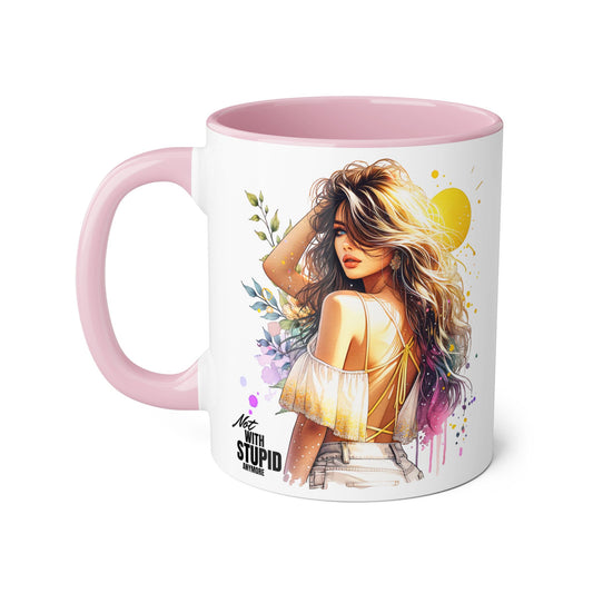 Mug - Not With Stupid Anymore Humoristic 11oz Accent Mug