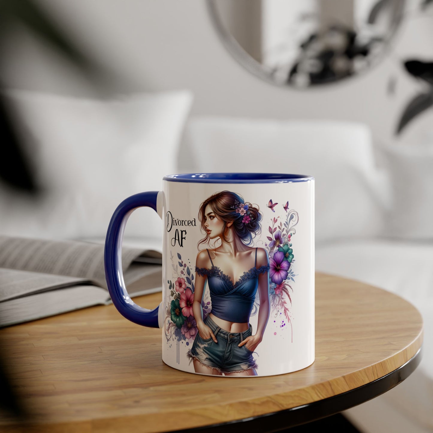 Mug - Divorced AF 11oz Accent Mug