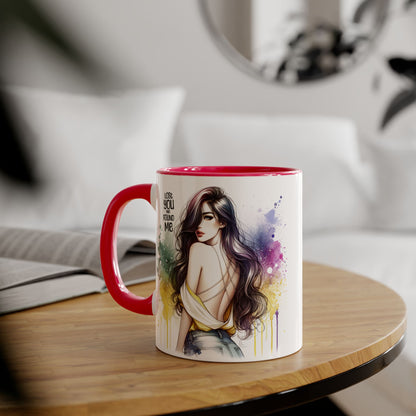 Lost You and Found Me Artistic Accent Mugs | Colorful Watercolor Portraits | Inspirational Coffee Cup | Perfect Gift for Coffee Lovers, Art Enthusiasts, [...]