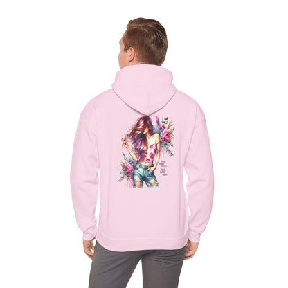I Don`t  Make Mistakes, I Just Date Them Floral Art Unisex Hoodie | Cozy Sweatshirt for Women, Gift for Her, Spring Fashion, Relaxed Style, Stylish Sweatshirt