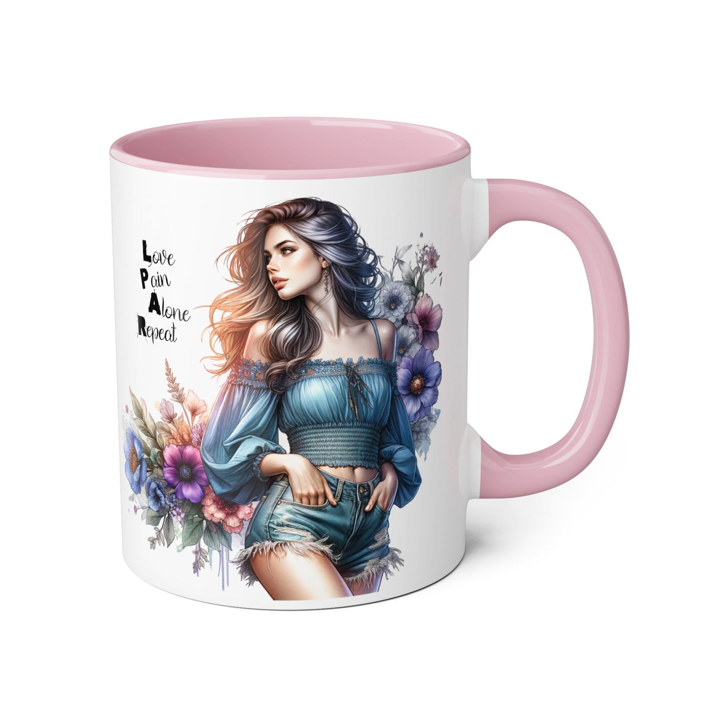 Bohemian Accent Mug, 11oz - Perfect Gift for Art Lovers, Home Decor, Coffee, Tea, Inspirational Quotes, Unique Artwork