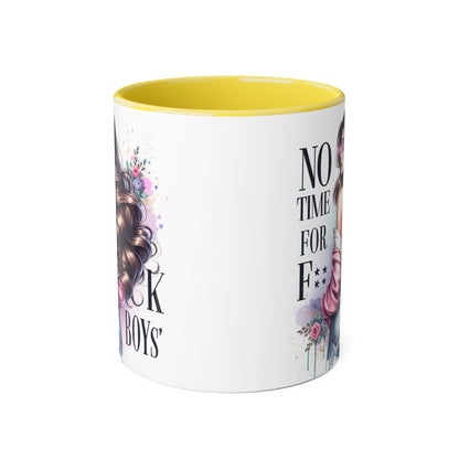 Funny Accent Mug - No Time For F*boys 11oz
