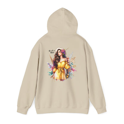 Thank U, Next Bohemian Chic Hoodie - Relaxed Fit Unisex Sweatshirt, Casual Style, Everyday Wear, Gift for Her, Art-Inspired Apparel