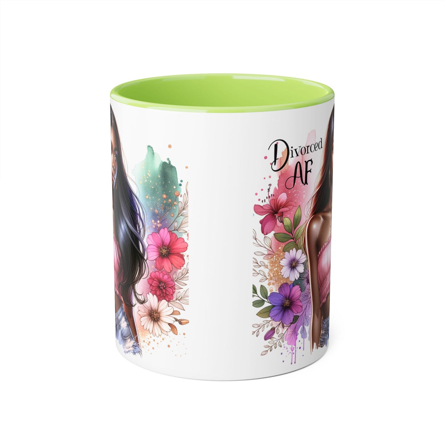 Divorced AF Accent Mug
