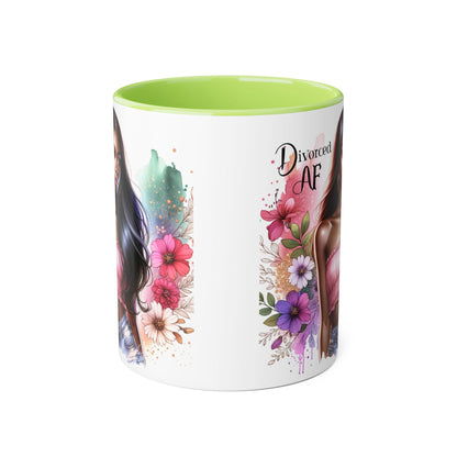 Divorced AF Accent Mug