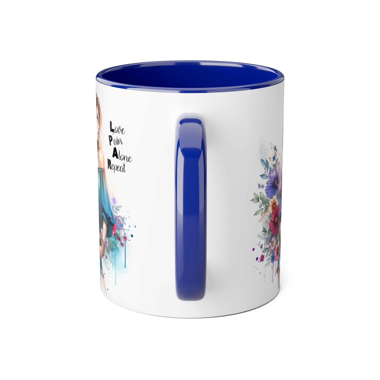 Floral Lover's Accent Mug - Celebrate Self-Love, Ideal Gift for Friends & Family, Perfect for Birthdays, Holidays, Cozy Moments
