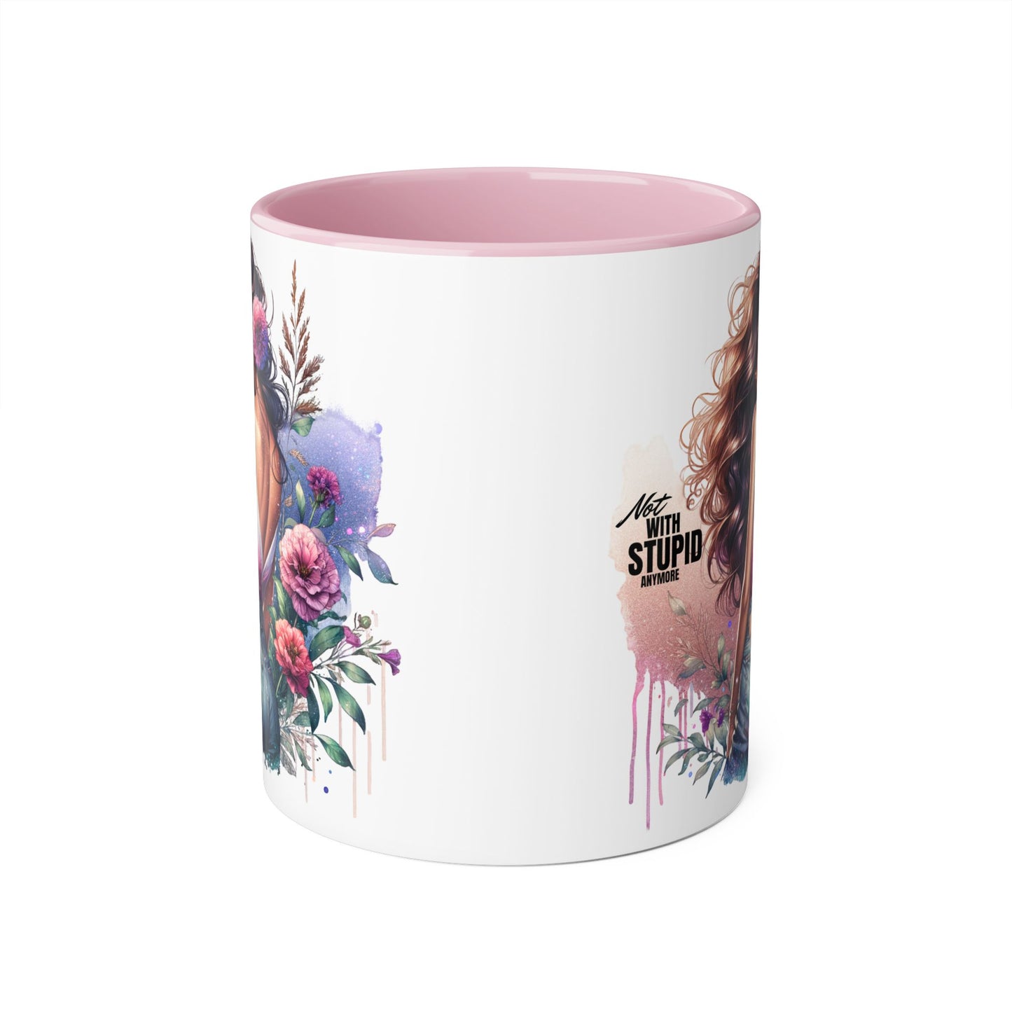 Mug - Not With Stupid Anymore Humoristic 11oz Accent Mug