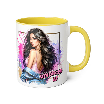 Mug - Divorced AF 11oz Accent Mug