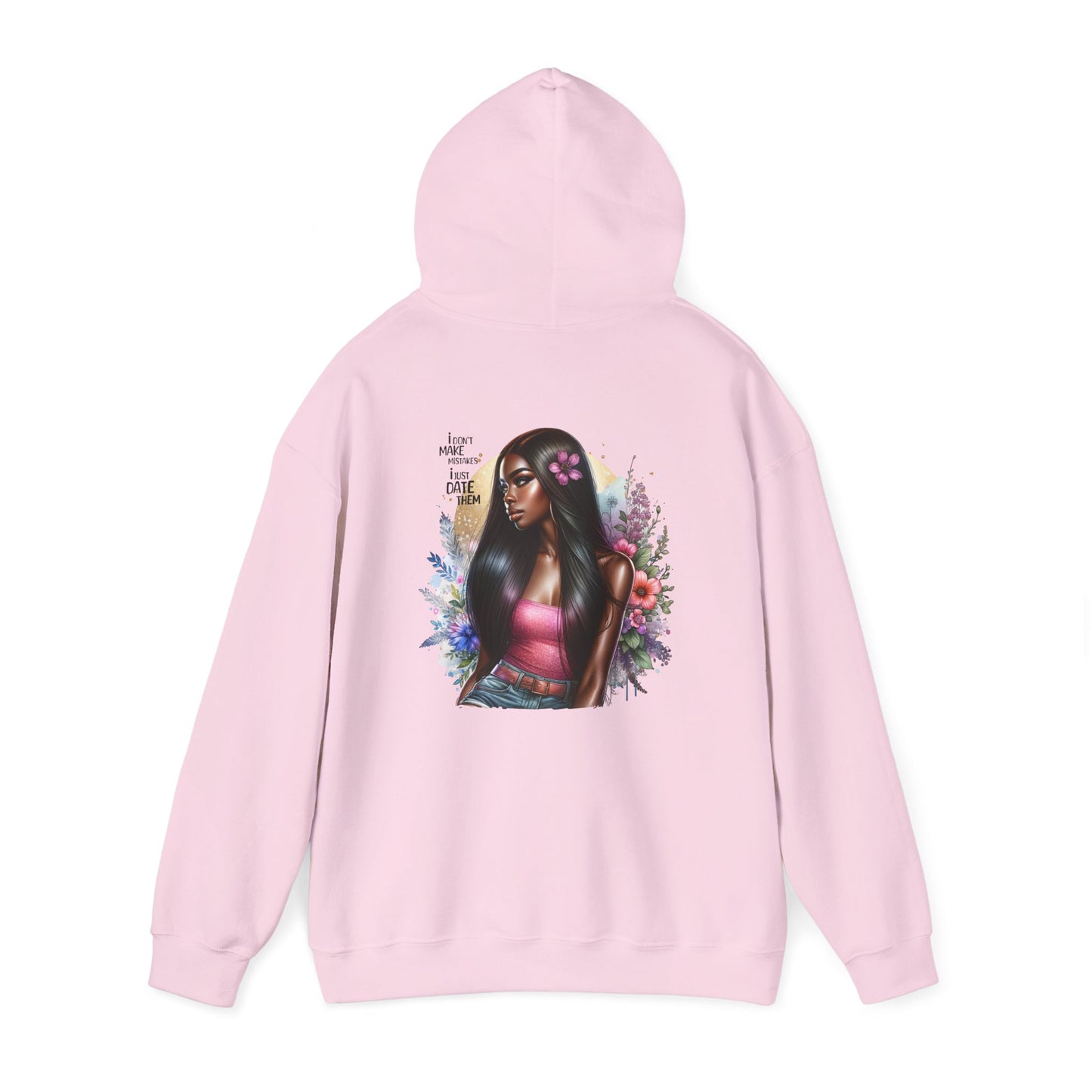 I Don`t  Make Mistakes, I Just Date Them Vibrant Art Hoodie - Unisex Heavy Blend™, Cozy Fashion, Gift for Her, Spring Vibes, Casual Streetwear, Perfect for Holidays