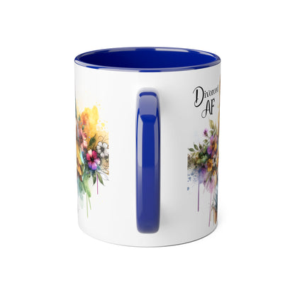 Empowering Divorced AF Accent Mug | Inspirational Coffee Cup for Fostering Positivity, Self-Care, Gifts for Newly Divorced, [...]